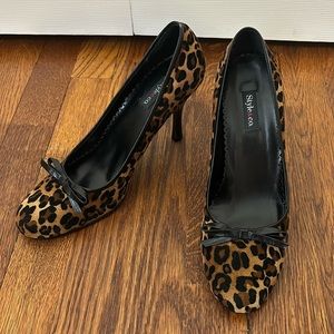 Style & Co Leopard Print Heels Size 8.5